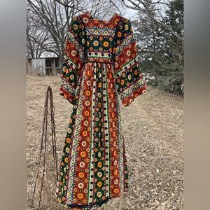 Vintage homemade boho dress